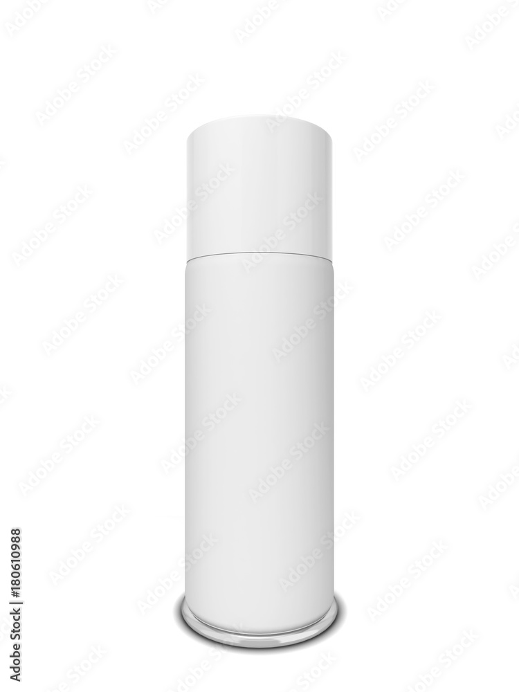 Blank aerosol package Blank aerosol package