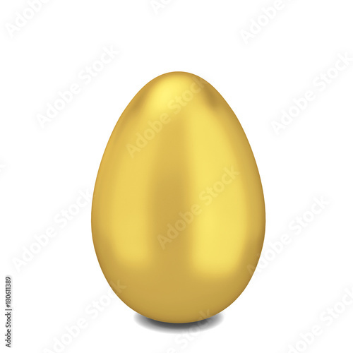 Golden chicken egg