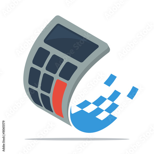 Icon logo / illustrations for digital business, budget management services