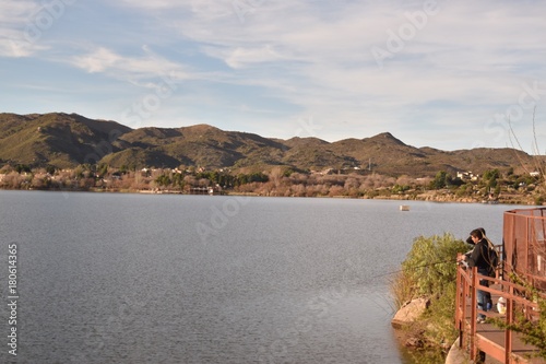 Lago Potrero de los Funes, en San Luis, Argentina