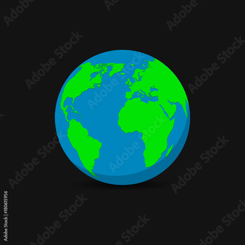 Fototapeta Naklejka Na Ścianę i Meble -  earth globe vector
