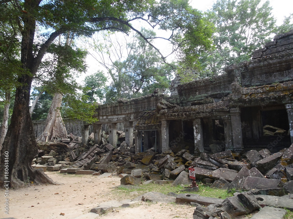 Ancient ruin at Ta Prohm Temple in Siem Reap, Cambodia Ancient ruin at Ta Prohm Temple in Siem Reap, Cambodia