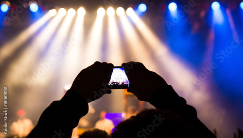 Smartphone at the concert