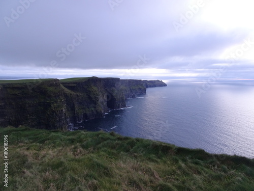 Sunset at Cliffs of Moher in Ireland