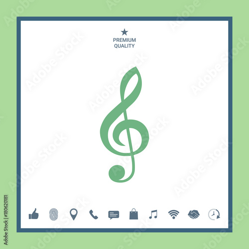 Treble clef icon