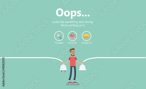 Error page illustration.