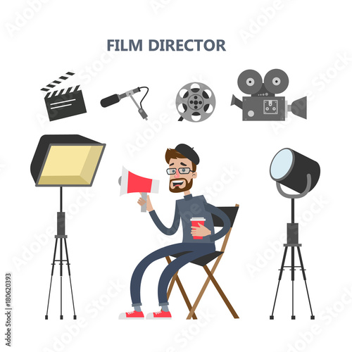 Film director set.