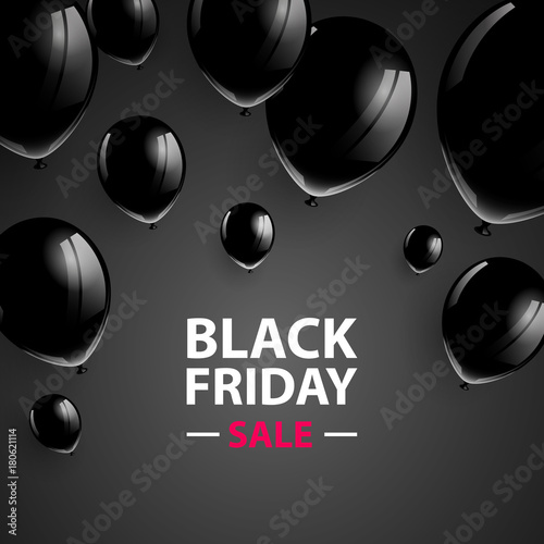 Vector Illustration of a Black Friday Sale Poster 