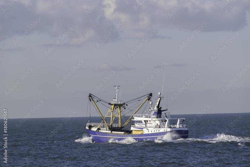 Fishing boat on the North sea