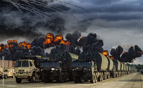 Canvas Print War Concept