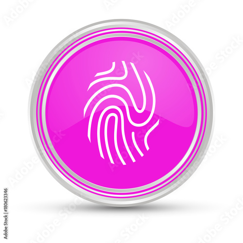 Pinker Button - Fingerabdruck - Identifikation