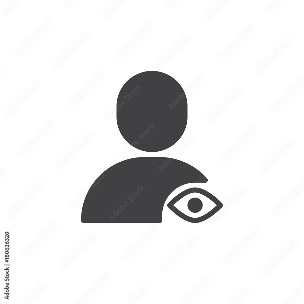 View User icon vector, filled flat sign, solid pictogram isolated on white. Symbol, logo illustration. View User icon vector, filled flat sign, solid pictogram isolated on white. Symbol, logo illustration.