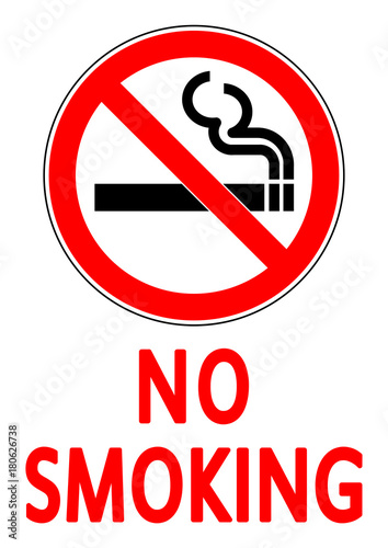 dpn2 DesignPosterNew dpn - ks240 Combination Shield - Note  no smoking - english - prohibition sign  smoking ban - DIN A2 A3 A4 - template poster - xxl red e5648