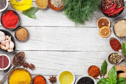 Fototapeta Naklejka Na Ścianę i Meble -  Various spices and herbs