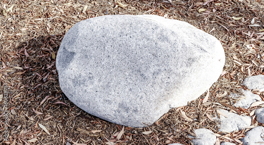 Large rock isolated with room for text on rock Large rock isolated with room for text on rock