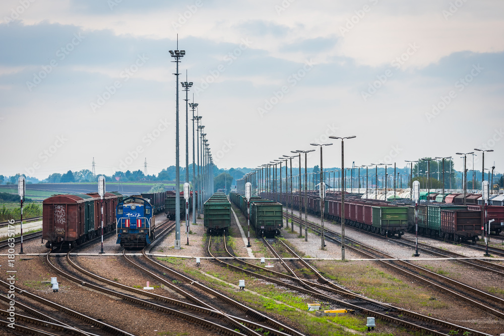 Obraz premium Transport kolejowy