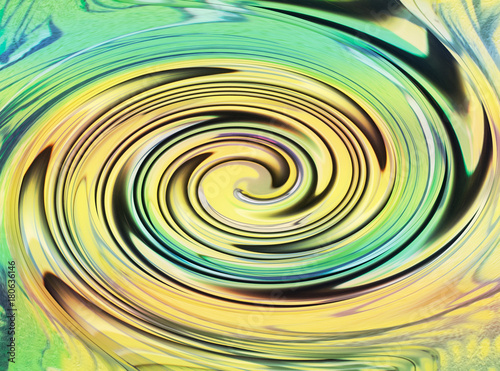 yellow and green vortex background or texture