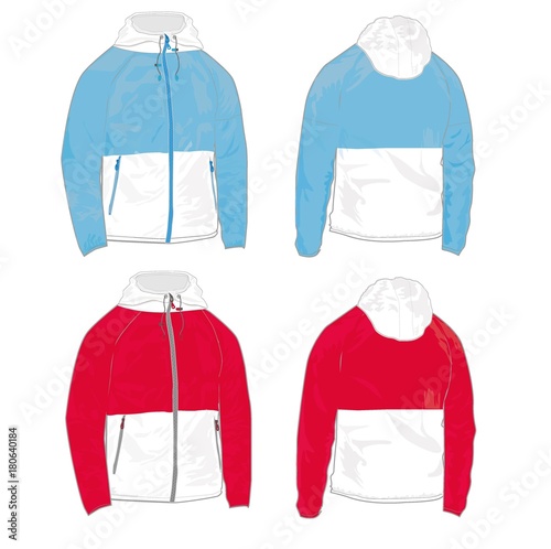 1922918 windbreaker with white