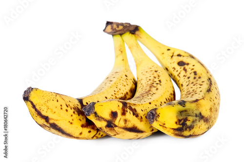 Yellow over ripe bananas