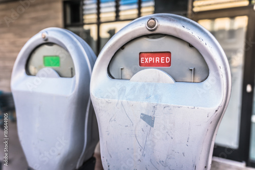 Coin-op Parking meter back
