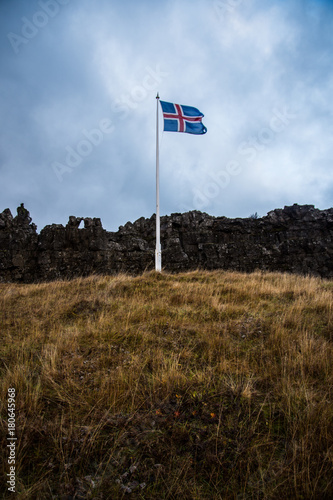 The Iceland Wall Flag