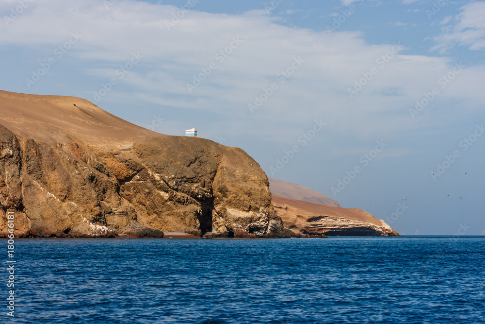 Fototapeta premium The cliffs of the Paracas Peninsula, Peru