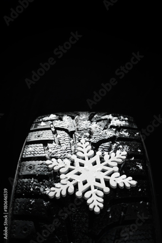Winter tires. Tyre for winter