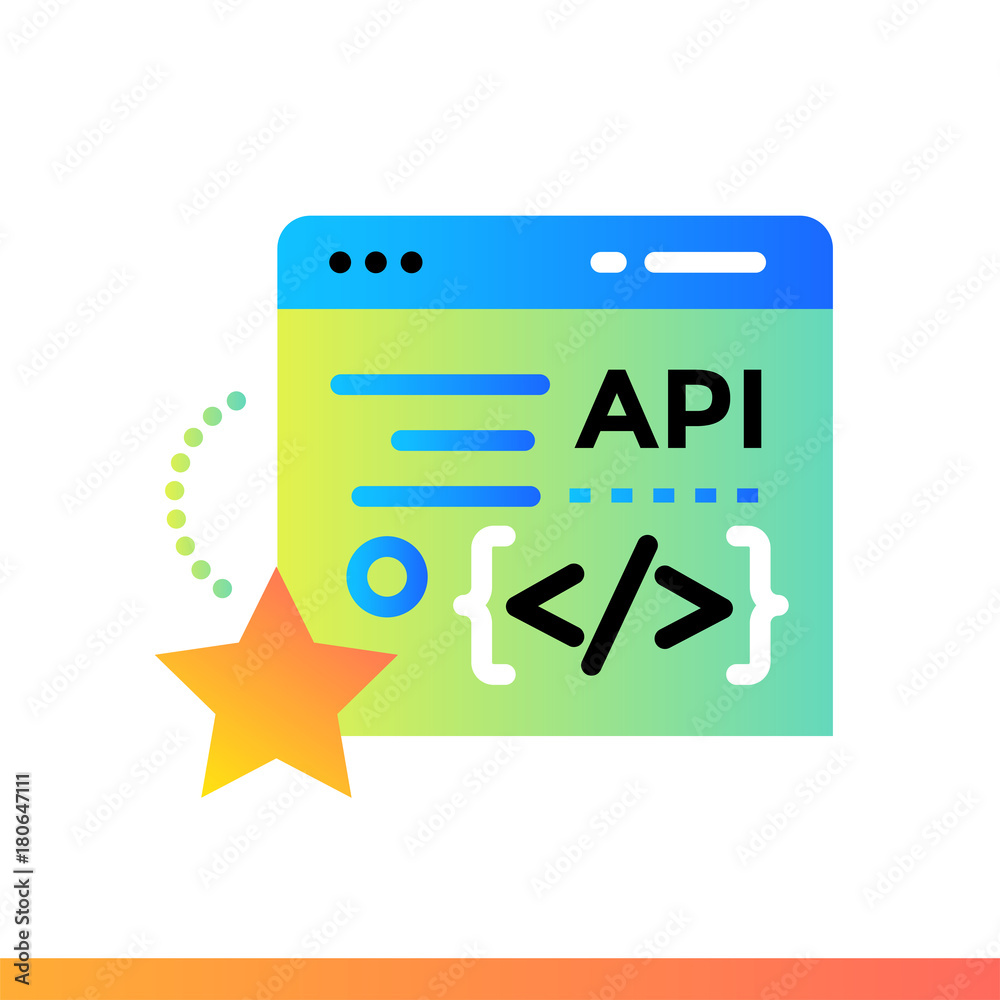 Flat icon Modeling API. Data science technology and machine learning process. Material design icon suitable for print, website and presentation Flat icon Modeling API. Data science technology and machine learning process. Material design icon suitable for print, website and presentation
