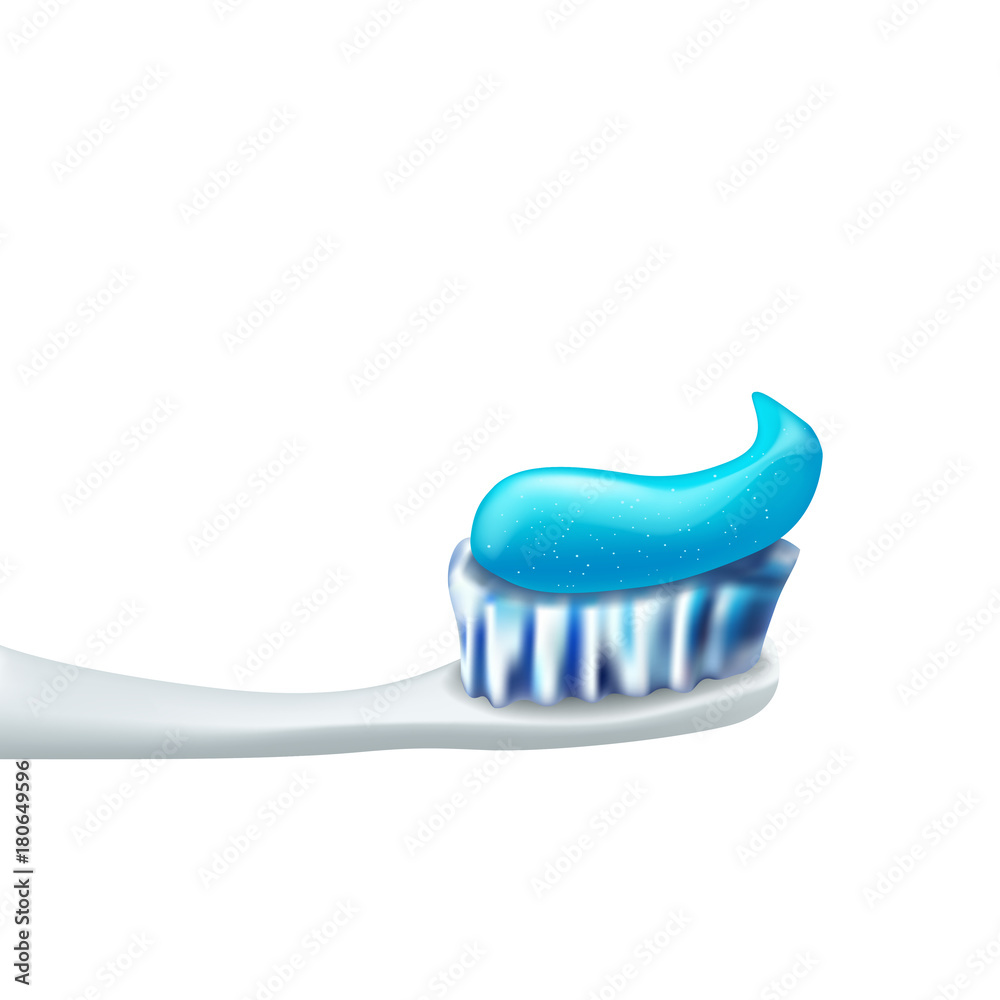 tooth paste isolated