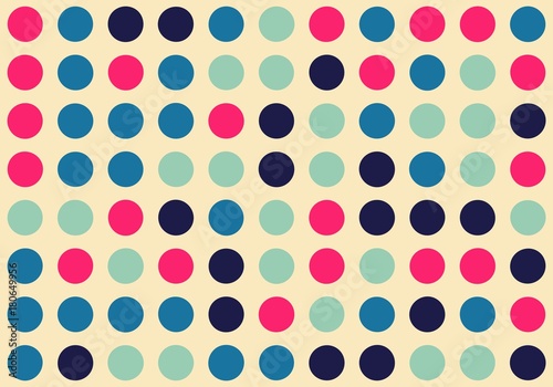 Seamless polka dot pattern. Vector repeating texture.