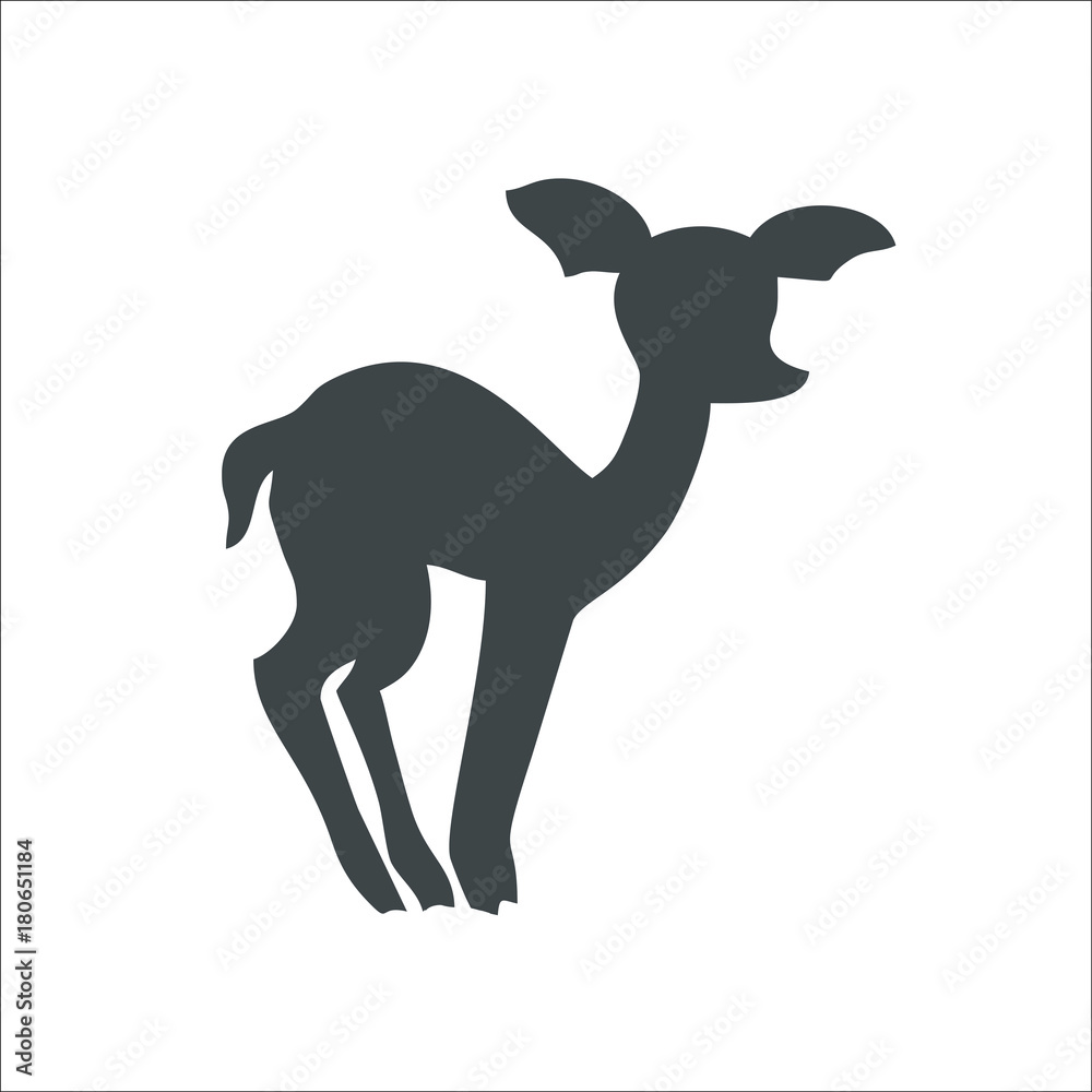 Obraz premium Deer icon