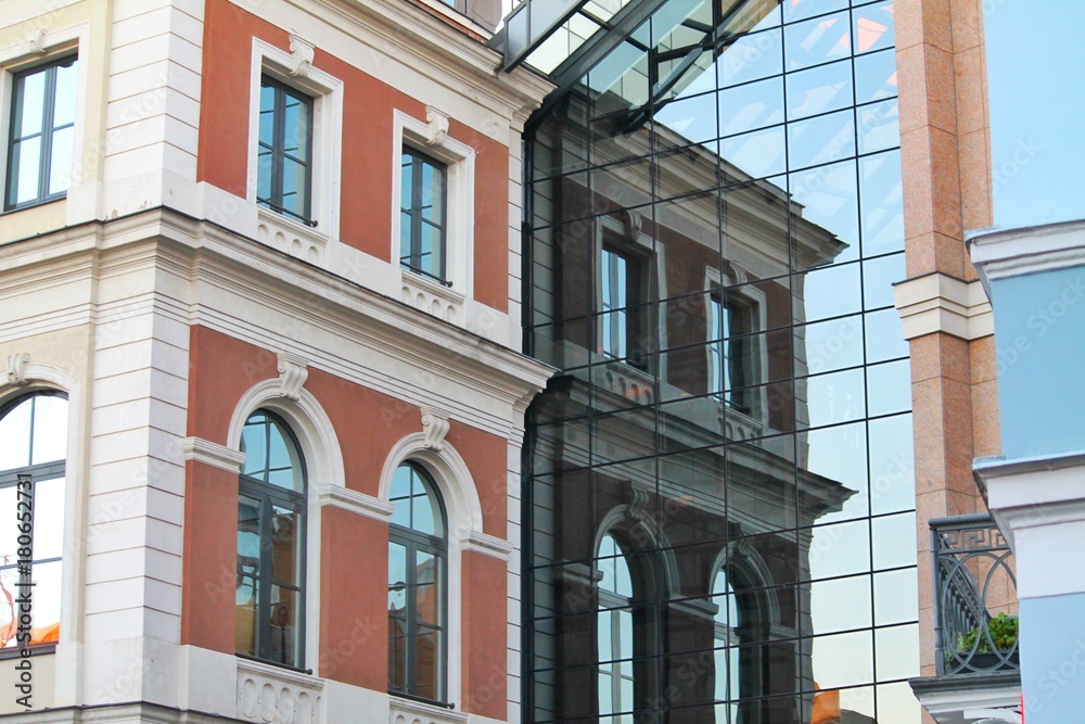 Naklejka premium Rue de Riga