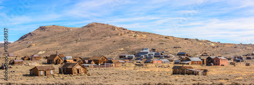 Bodie State Park  A ghost town that was a wild west mining town. Panorama 1 3 