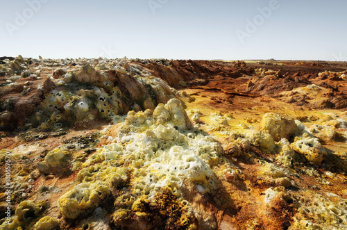 Dallol, Danakil Depression, Ethiopia. The hottest place on earth.