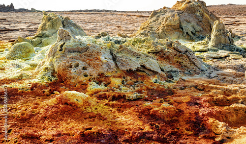 Dallol, Danakil Depression, Ethiopia. The hottest place on earth.