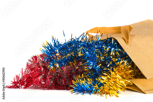 Lying bag with Christmas de...