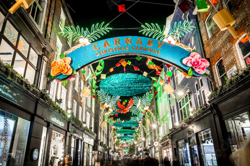 Photography Christmas lights 2016 in Carnaby, London