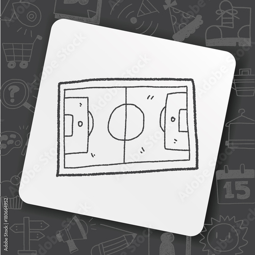 basketball court doodle