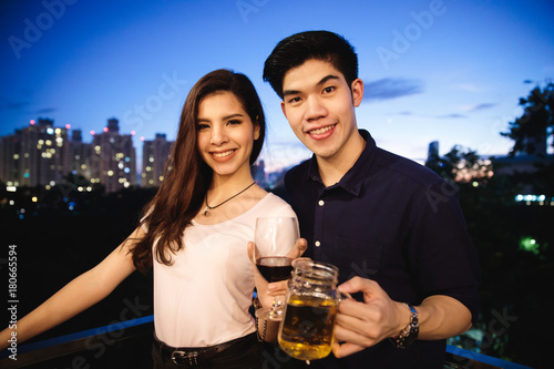 Young asian couples