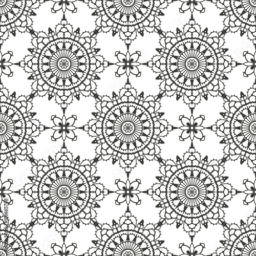 Lace seamless pattern. EPS 8 vector illustration