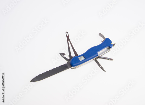 Knife or Army Knife on a background.