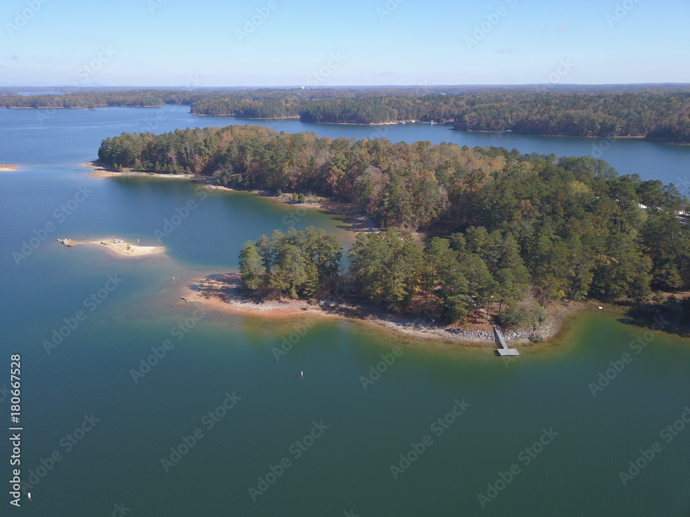 Lake Lanier Aerial view