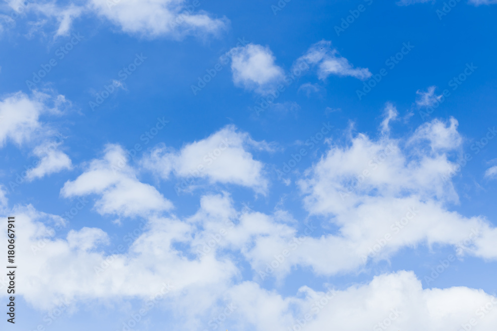 Clouds blue sky background