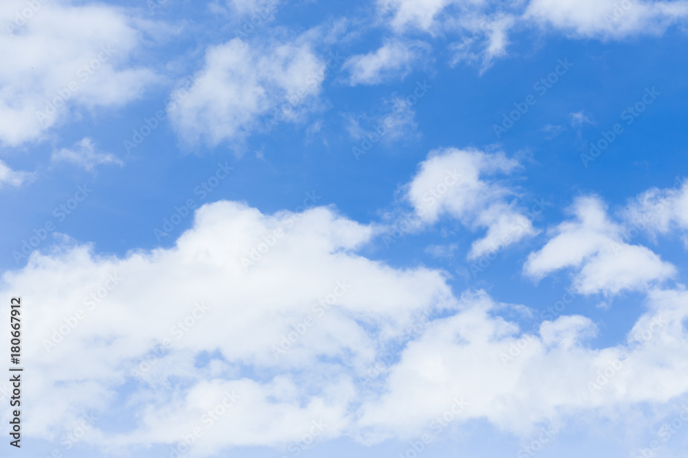 Clouds blue sky background