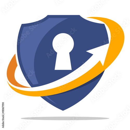 icon logo for business management of confidentiality protection