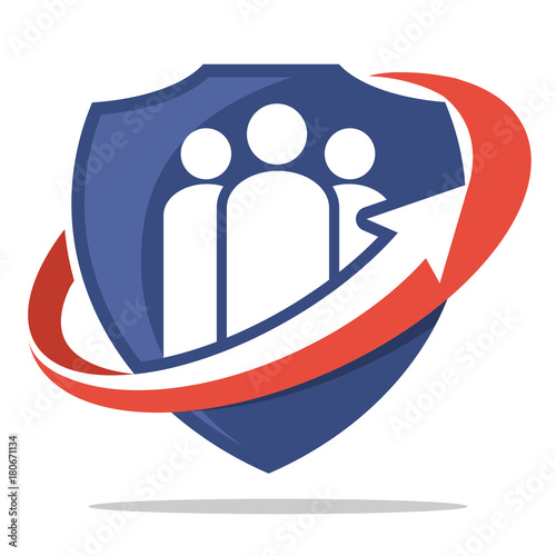 logo icon for insurance business, family insurance