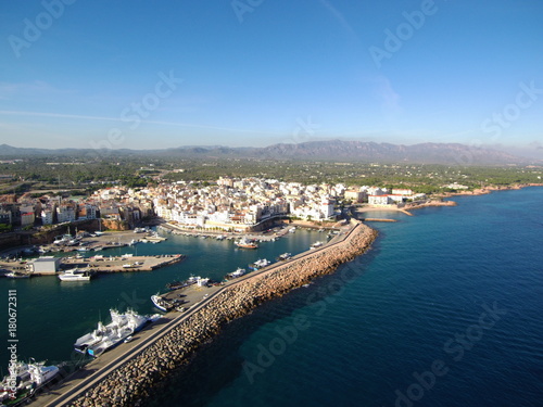 Ametlla de Mar, poblacion costera en Tarrragona (Catalunya, España) photo