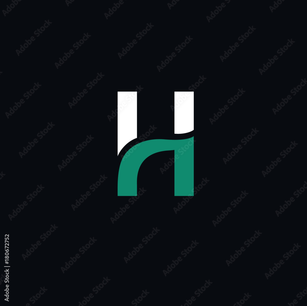 Letter H logo, icon vector element. Letter H logo, icon vector element.