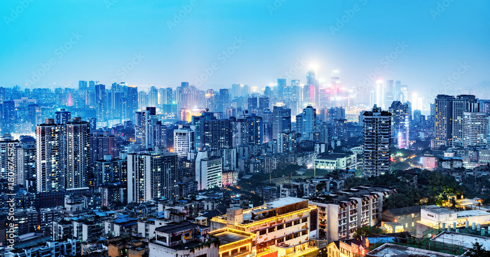 Fototapeta premium Chongqing night scene