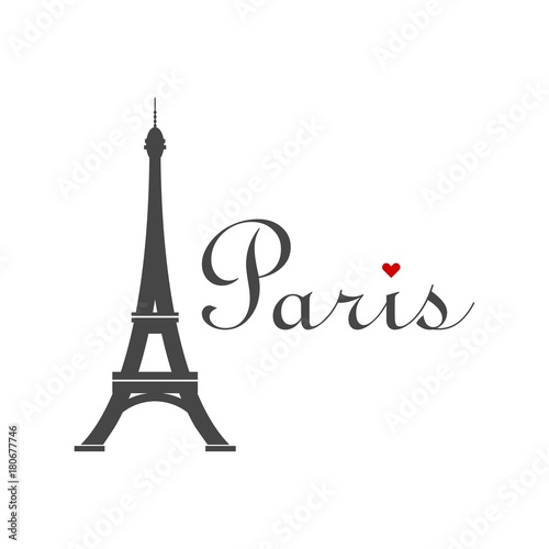 Paris Eiffel Tower Icon